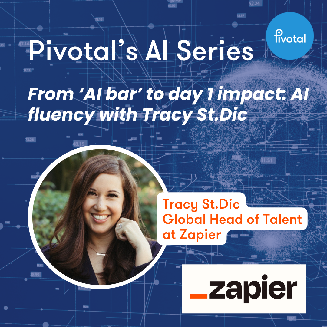 From ‘AI bar’ to day 1 impact: AI fluency with Tracy St.Dic